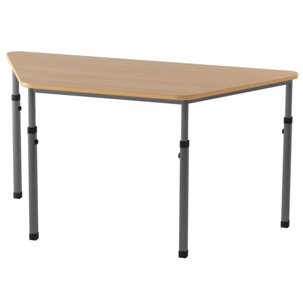 Стіл "Трапеція" для дитячого садочку з регулюванням по висоті 1200х500х580 мм (0-3 рост. групи) MEBLIX